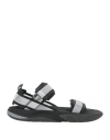 The North Face Woman Sandals Grey Size 7 Textile Fibers In Gray