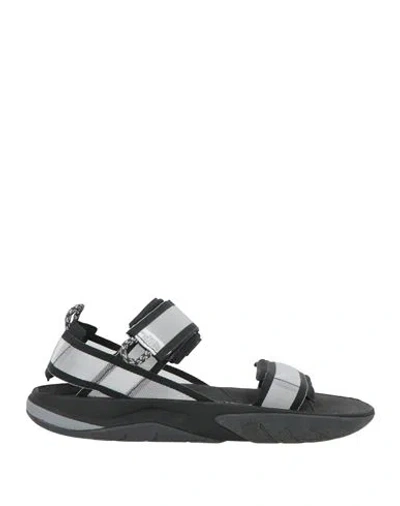 The North Face Woman Sandals Grey Size 7 Textile Fibers In Gray