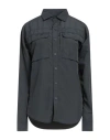 The North Face Woman Shirt Charcoal Size M Nylon In Gray