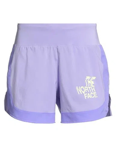 The North Face Woman Shorts & Bermuda Shorts Lilac Size M Polyester, Elastane In Purple