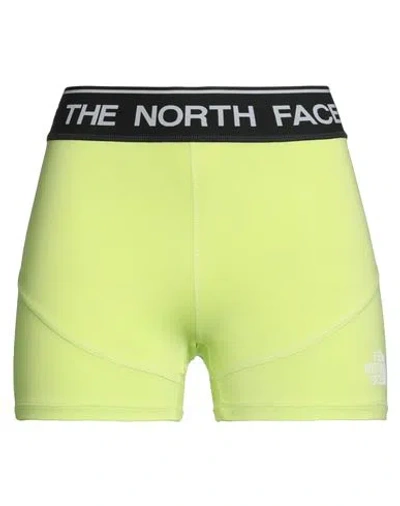 The North Face Woman Shorts & Bermuda Shorts Lime Green Size S Polyester, Elastane In Multi