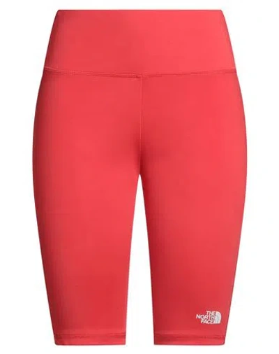 The North Face Woman Shorts & Bermuda Shorts Red Size S Polyester, Elastane
