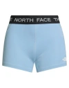 The North Face Woman Shorts & Bermuda Shorts Sky Blue Size L Polyester, Elastane In Blue