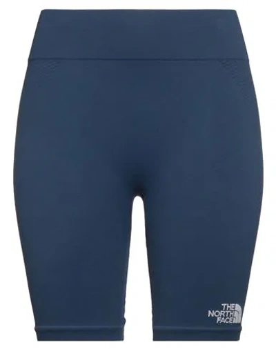 The North Face Woman Shorts & Bermuda Shorts Slate Blue Size M Polyamide, Elastane