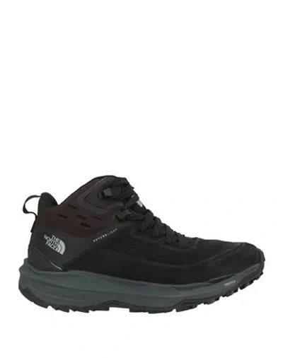 The North Face Woman Sneakers Black Size 7 Textile Fibers, Leather