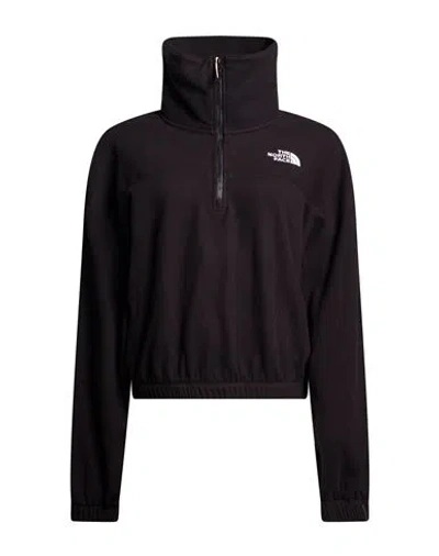 The North Face Woman Sweatshirt Black Size S Polyester In Brown