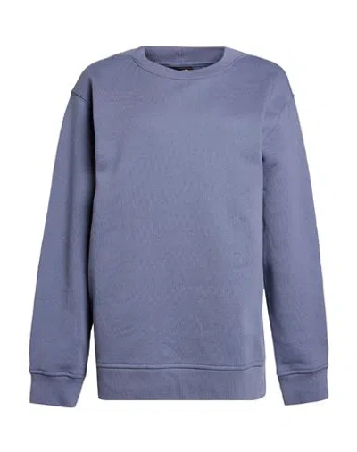 The North Face Woman Sweatshirt Lilac Size Xs Cotton In Blue