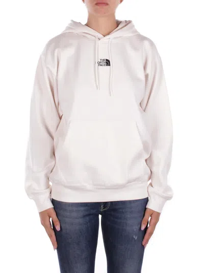 The North Face Woman Sweatshirt Nf0a89en Qli1 W Essential Oversize Hoodie White