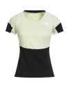 The North Face Woman T-shirt Lime Green Size S Polyester, Elastane In Green