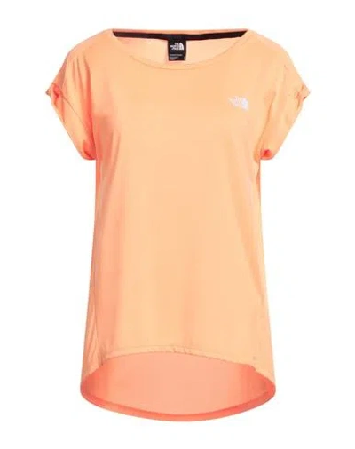 The North Face Woman T-shirt Orange Size L Polyester