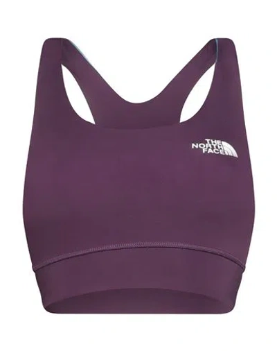 The North Face Woman Top Purple Size S Polyester, Elastane