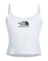 The North Face Woman Top White Size L Cotton, Elastane In White