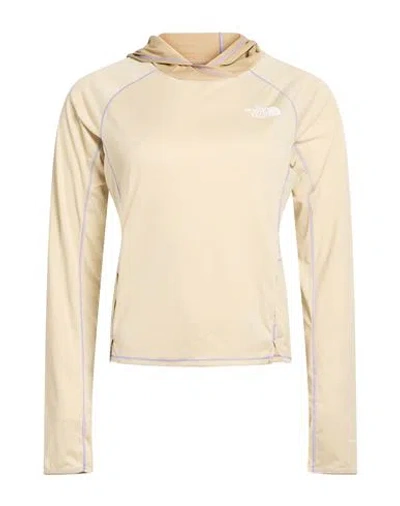 The North Face Woman T-shirt Beige Size Xl Polyester In Neutral