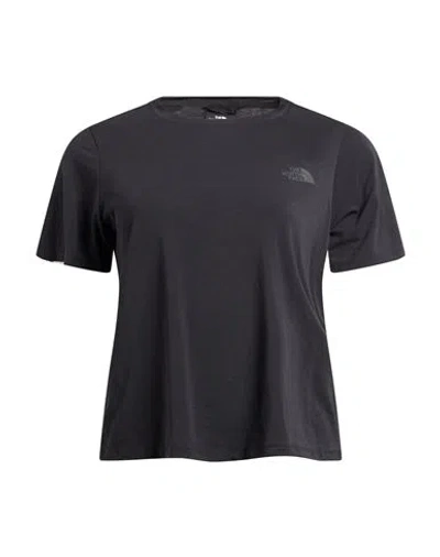 The North Face Woman T-shirt Black Size L Polyester, Elastane