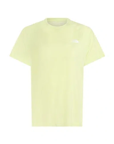 The North Face Woman T-shirt Lime Green Size Xs Polyester