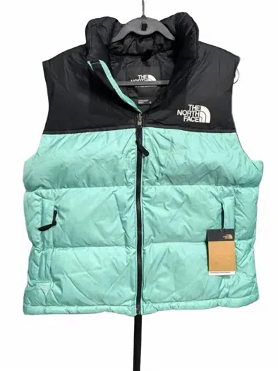 The North Face Women's 1996 Retro Nuptse Vest In Seafoam In Blue