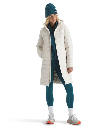 The North Face Women's Aconcagua Insulated Puffer Coat In White