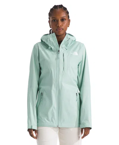 The North Face Alta Vista Rain Jacket In Green