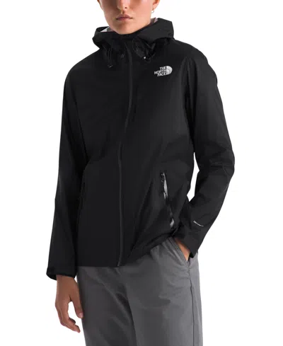 The North Face Women's Alta Vista Hooded Rain Jacket In Tnf Black