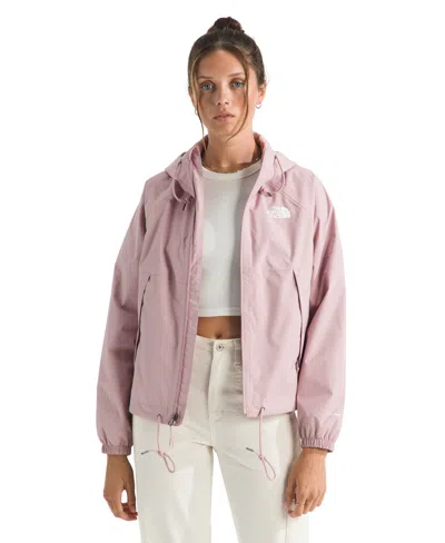 The North Face Women's Antora Hooded Rain Jacket In Pink