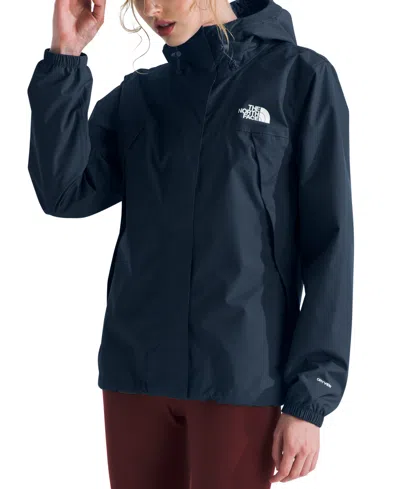 The North Face Women's Antora Hooded Rain Jacket In Blue