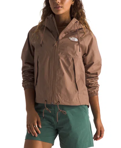 The North Face Women's Antora Hooded Rain Jacket In Latte