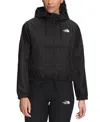The North Face Women's Antora Hooded Rain Jacket In Black