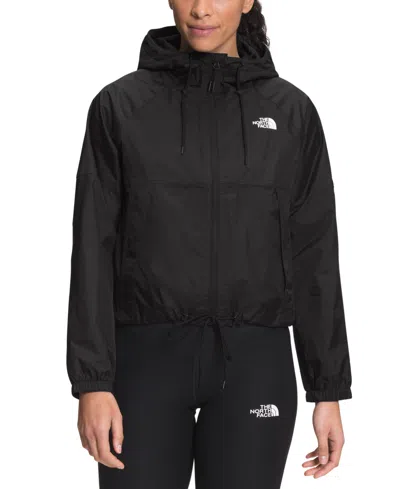 The North Face Women's Antora Hooded Rain Jacket In Black