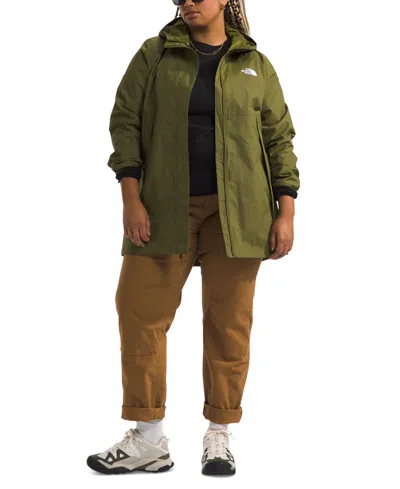 The North Face Women's Antora Jacket Xs-3x In Forest Olive