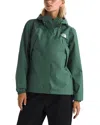The North Face Antora Waterproof Hooded Rain Jacket In Duck Green