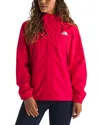 The North Face Antora Waterproof Hooded Rain Jacket In Hibiscus