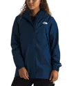 The North Face Antora Waterproof Hooded Rain Parka In Estate Blue