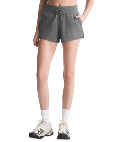 The North Face Women's Aphrodite Water-repellent Shorts In Smoked Pearl