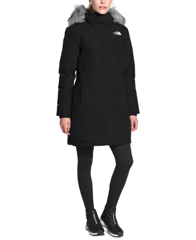The North Face Arctic Parka Jacket Women Black Wp 550-fill-power Down Asm229