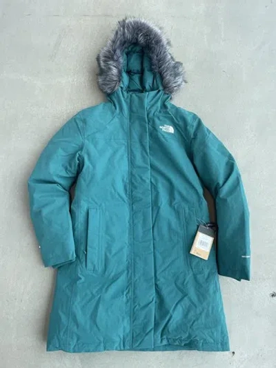Pre-owned The North Face Women Arctic Parka Down Warm Winter Jacket Shaded Spruce In Green
