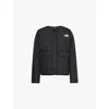 The North Face Black Padded Jacket With Logo In Black