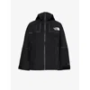 THE NORTH FACE THE NORTH FACE WOMEN'S BLACK BRAND-PATCH FUNNEL-NECK REGULAR-FIT SHELL JACKET