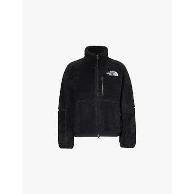 The North Face Denali Brand-embroidery Relaxed-fit Fleece Jacket In Black