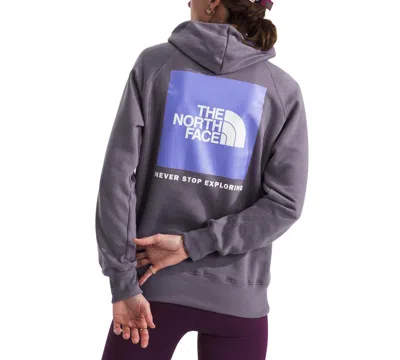 The North Face Women's Box Nse Fleece Hoodie In Lunar Stone
