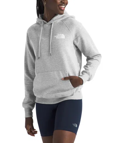 The North Face Nse Box Logo Graphic Hoodie In Tnf Light Grey Heather