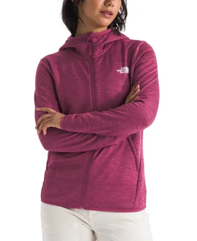 The North Face Women's Canyonlands Full Zip Fleece Hoodie In Cyber Berry