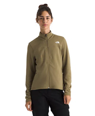 The North Face Women's Cedar Trail Grid Regular Fit Jacket In Brown