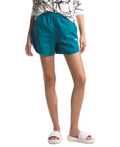 The North Face Women's Class V Pathfinder Pull-on Shorts In Blue Moss