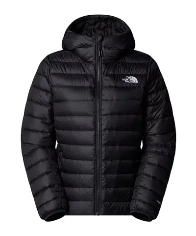 The North Face Women's Classic Down Hooded Jacket In Black