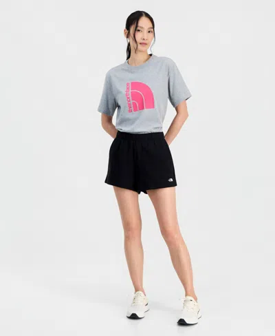 The North Face Women's Core Half Dome Cotton Shorts In Black