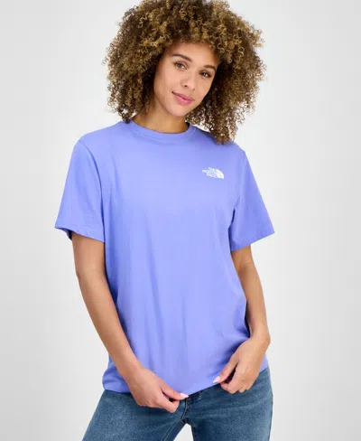 The North Face Women's Cotton Core Flower Graphic T-shirt In Blue
