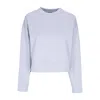 The North Face Women's Cropped Crewneck Sweatshirt W Spacer Air Crewneck Dusty Periwinkle In Dusty Periwinkle