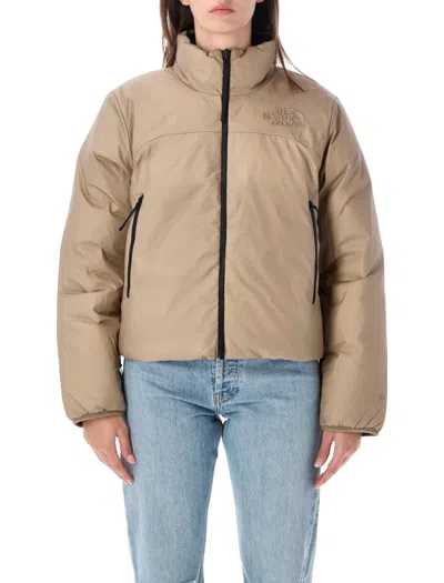 The North Face Women's Cropped Puffer Jacket In Brown