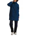 The North Face Daybreak Water Repellent Mid Rain Parka In Estate Blue
