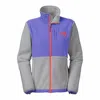 The North Face Women's Denali 2 Jacket In Mid Grey/starry Purple In Multi